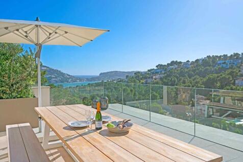 20-can borras-Villa in Bestlage mit Meerblick-Dachterrasse-kaufen-sonnenschirm