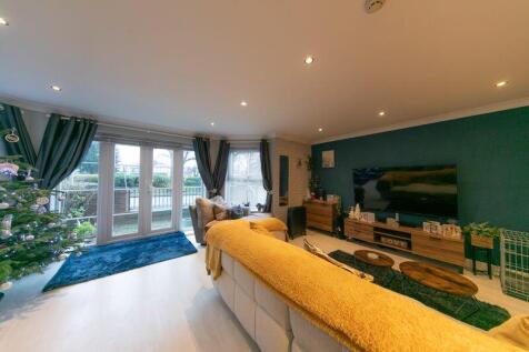 Open plan living and dining space