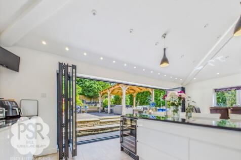 Living Kitchen Space - Stunning Double Bi-fold Doors