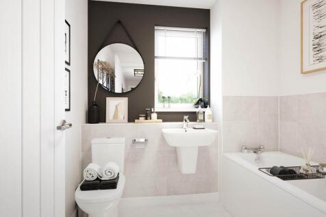 A family bathroom completes the home