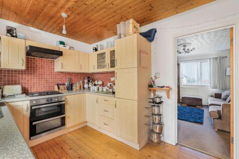Kitchen into living room