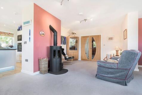 Living room into kitchen