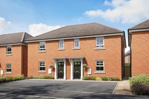 Semi-detached brick Alder house CGI