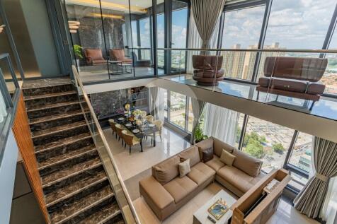30th Floor Duplex  3 Bedroom For Sale - The Penthouse, Tonle Bassac, Phnom Penh