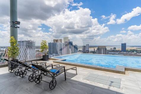 30th Floor Duplex  3 Bedroom For Sale - The Penthouse, Tonle Bassac, Phnom Penh