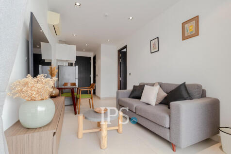 1 Bedroom Condo For Rent - Rose Apple Square, Svay Dangkum, Siem Reap