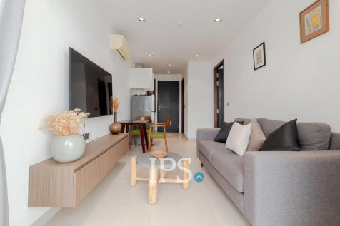 1 Bedroom Condo For Rent - Rose Apple Square, Svay Dangkum, Siem Reap