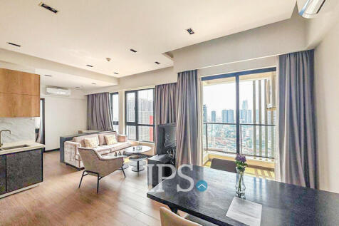 27th Floor 1 Bedroom Condo For Sale - Skylar, Tonle Bassac, Phnom Penh