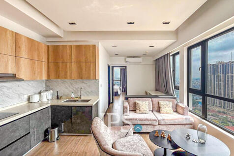 27th Floor 1 Bedroom Condo For Sale - Skylar, Tonle Bassac, Phnom Penh