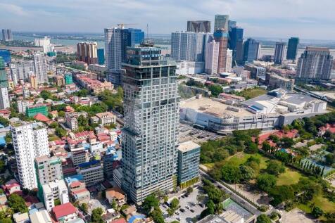 23th Floor Duplex 4 Bedroom Condo For Sale - The Penthouse Residence, Tonle Bassac, Phnom Penh