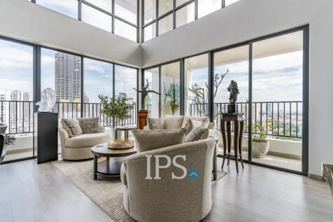 21st Floor Duplex 3 Bedroom Penthouse For Sale - Parc 21 Residence, Boeung Trabek, Phnom Penh