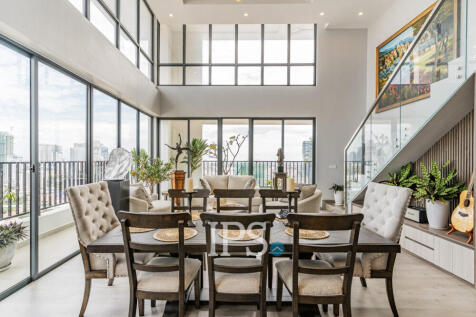 21st Floor Duplex 3 Bedroom Penthouse For Sale - Parc 21 Residence, Boeung Trabek, Phnom Penh