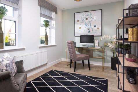 View of the downstairs study in the Lichfield 5 bedroom home