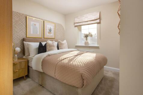 Internal image of the double bedroom in the Ellerton 3 bedroom home