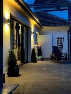 Outside terrace dusk