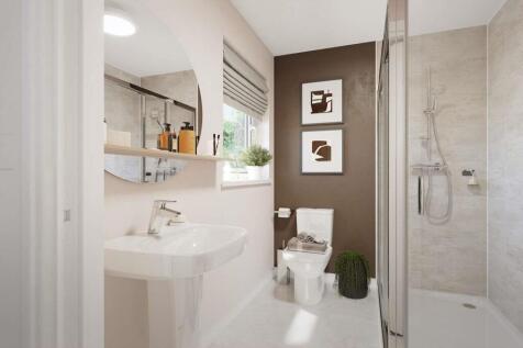 En-suite bathroom with double shower