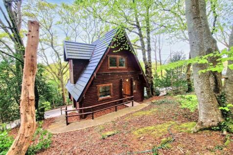 Front of A Frame Lodge