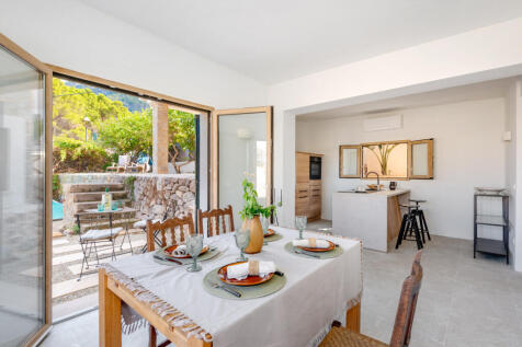 Dining room and kitchen