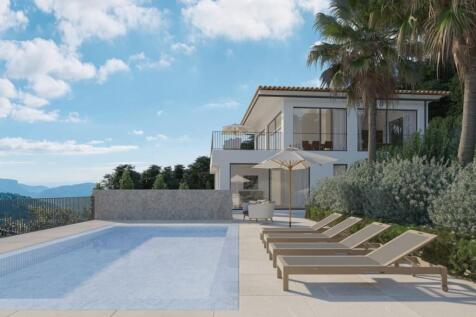 New-built villa with pool and panoramic views in Galiea
