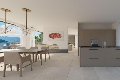 Open dining area and kitchen