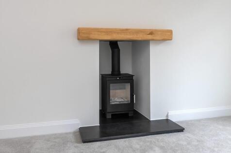 Feature log burner