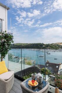 View from Balcony- Trafalgar Cottage Above Town-Dartmouth