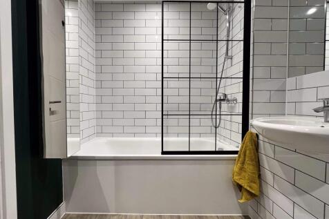 Shower above bath