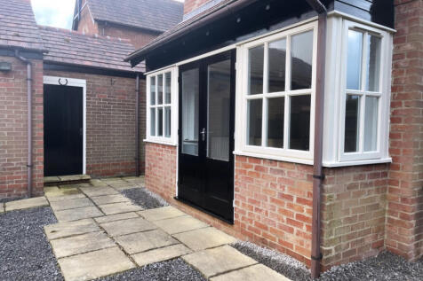 Rear entrance main doors