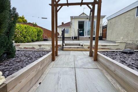 View through pergola