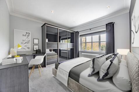 Virtually staged Bedroom Two