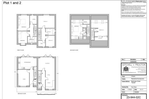 FLOORPLAN PLOTS 1 AND 2