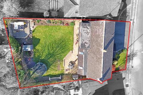 Aerial view of the plot