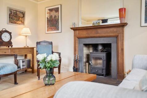 Living room fireplace