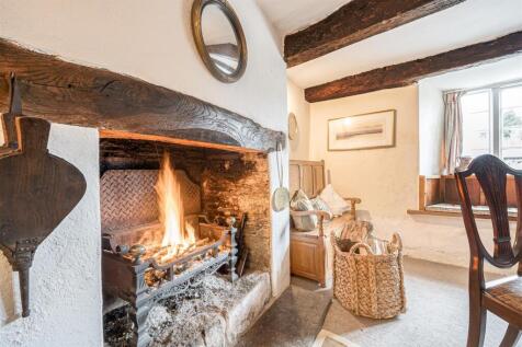 Fireplace in Dining Room