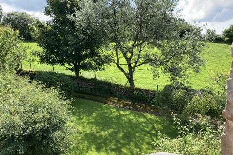 View through to the fields 