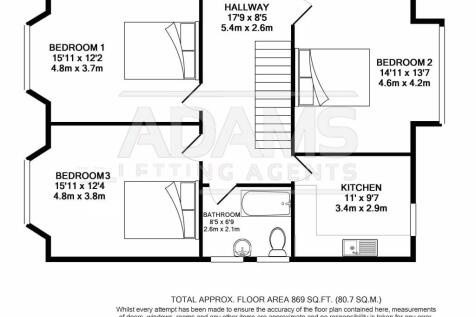 Floor Plan 3 BED