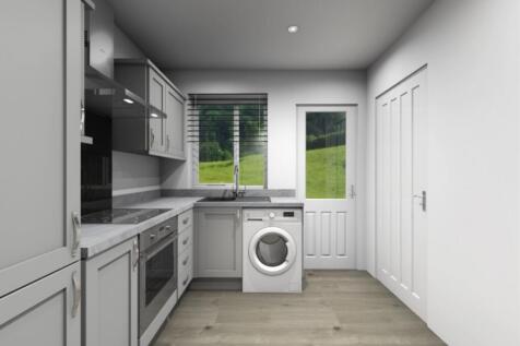kitchen layout CGI