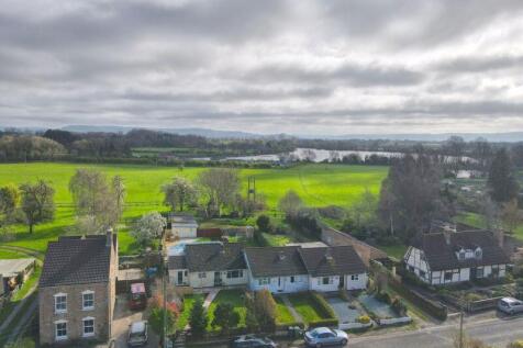 Aerial view from the front