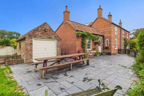 Patio Seating and Garage