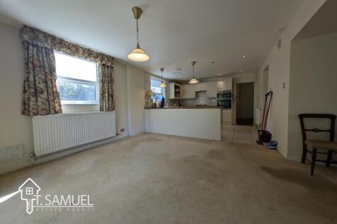 Living room and kitchen