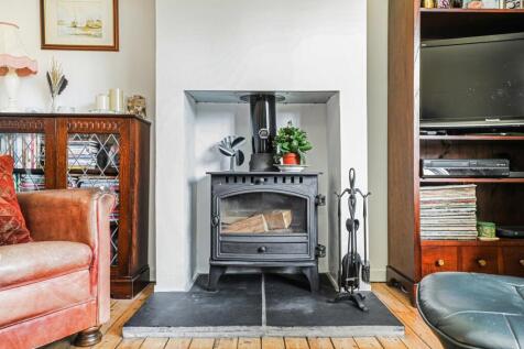 Woodburner in sitting room