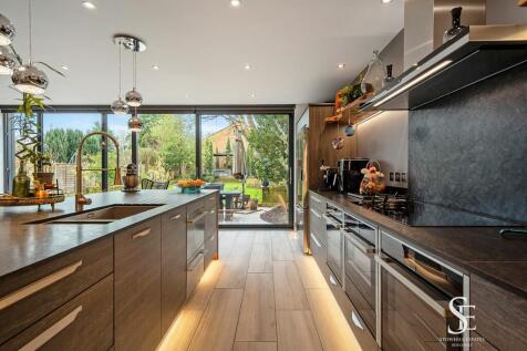 Kitchen towards patio