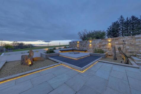 Rear garden by Night