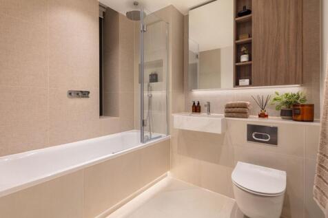 Light bathroom with bespoke vanity &amp; cabinetry inspired by Postmarks heritage