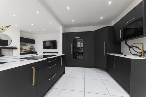 Kitchen, dining, family area