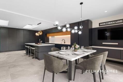 Kitchen, Birch Field House, Belmesthorpe (Virtually Staged Image)