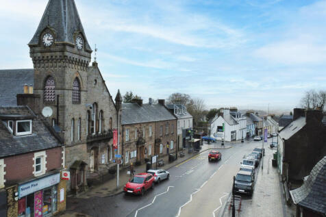 Aerial View Of High Street Auchterarder