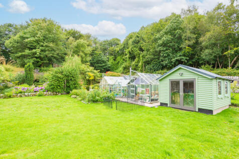 Lawn, Greenhouses, New Shed