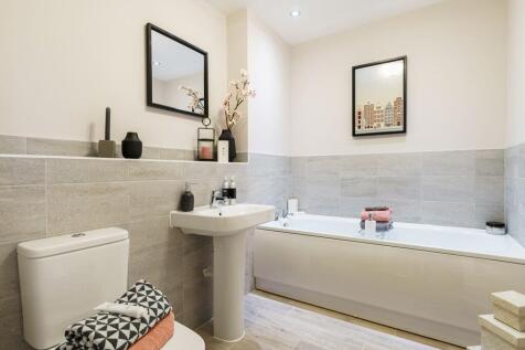 A family bathroom completes the home