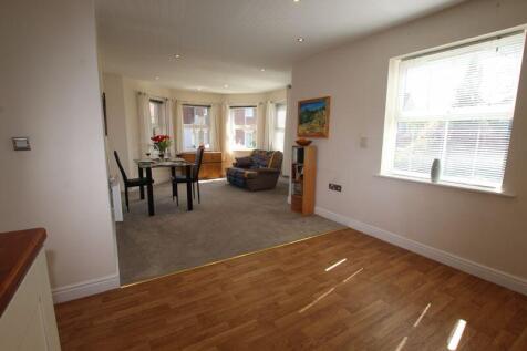 Kitchen open to living dining area